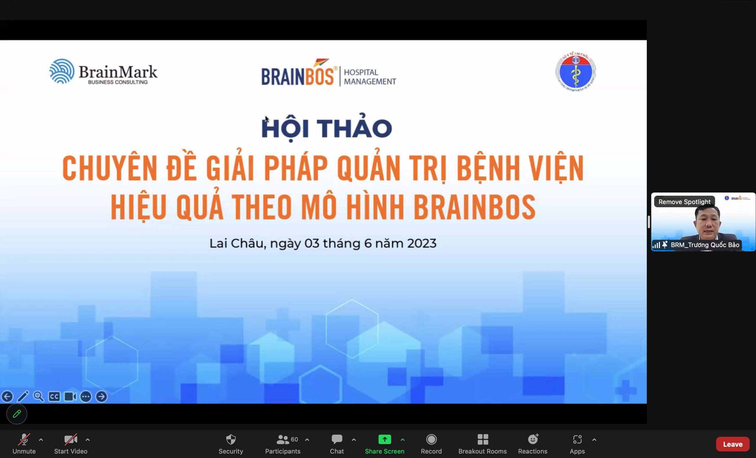 Brainmark Vietnam PhỒi HỢp SỞ Y TẾ Lai ChÂu TỔ ChỨc HỘi ThẢo ChuyÊn ĐỀ